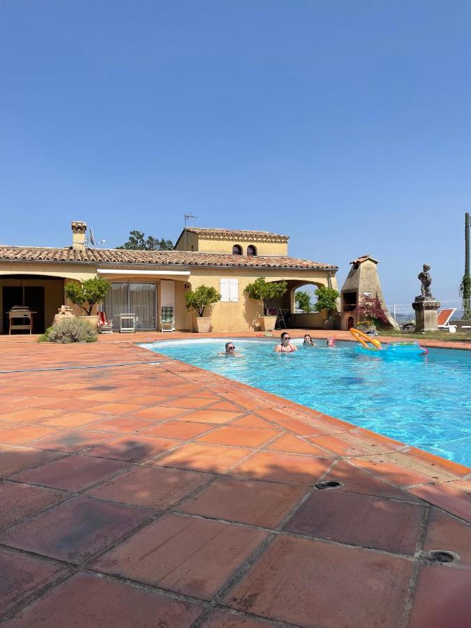 Villa Lazuel, Piscine Privative Chauffee, Vue Panoramique Et Jardin Clos Aubenas Bagian luar foto